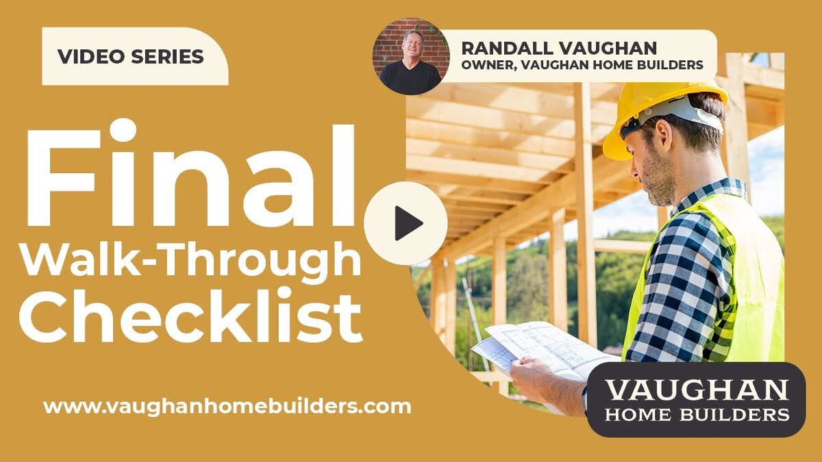 final walk-through checklist
