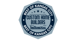 TheHomeMag “Best of Kansas City” Custom Home Builders Award Badge